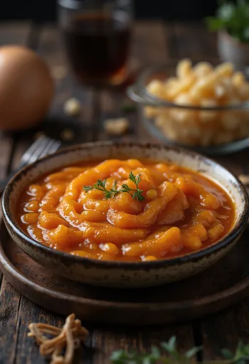 Mitmitasås serverad med injerabröd