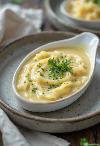 Vitvinsås med dragon serverad till grillad kyckling