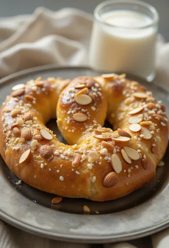 Mandelkringla serverad