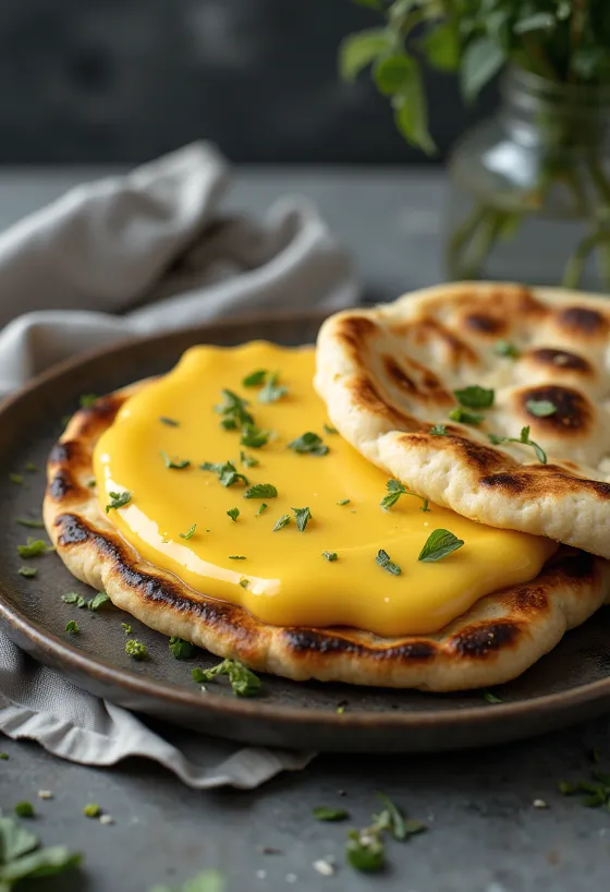 Pudding-naan serverad