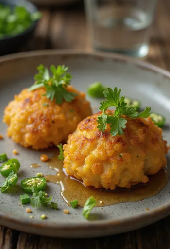 Friterade indiska linsmunkar