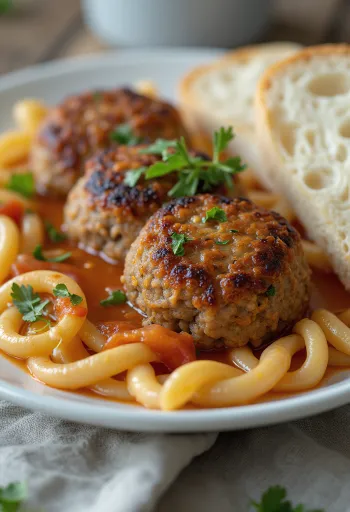 Fasírt med frasig yta, gjord på saftig köttfärs