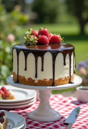 Drip cake tårta med chokladganache