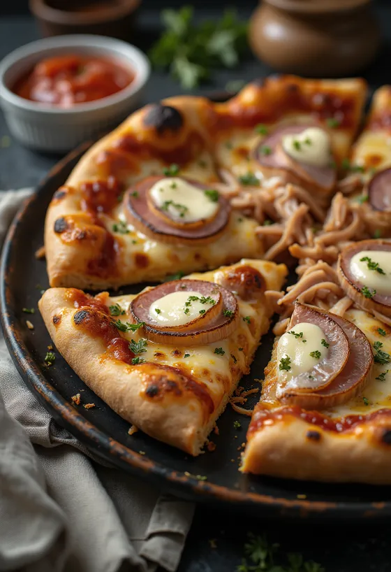 Pizza Cubana serverad