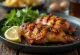 Grillad kycklingfilé serverad med sötsur glaze