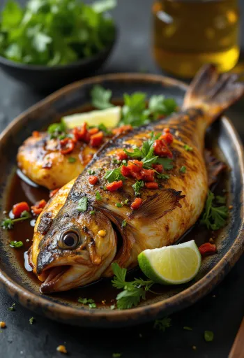 Ikan Bakar med citronjuice, en aptitretande grillad fisk