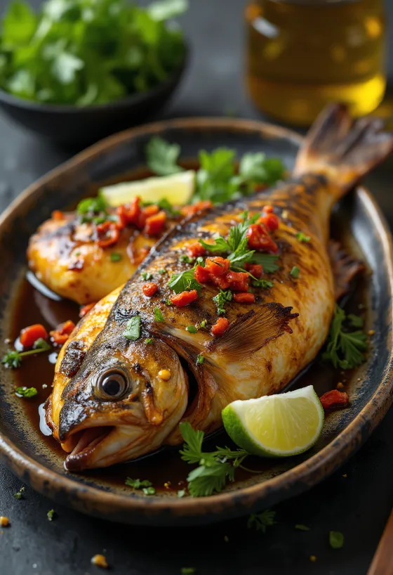 Ikan Bakar med citronjuice, en aptitretande grillad fisk