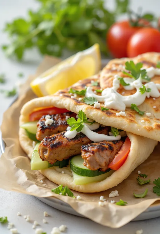Kebab i pitabröd