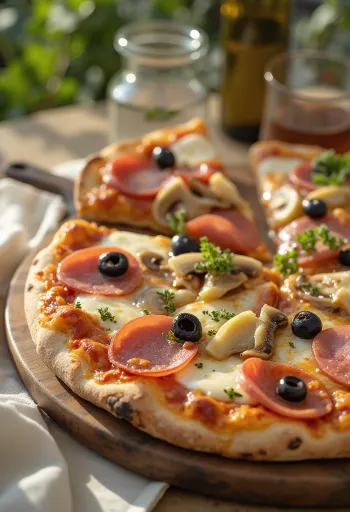 Klassisk Pizza Capricciosa