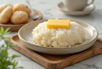 Puto med ost, serverad ångad