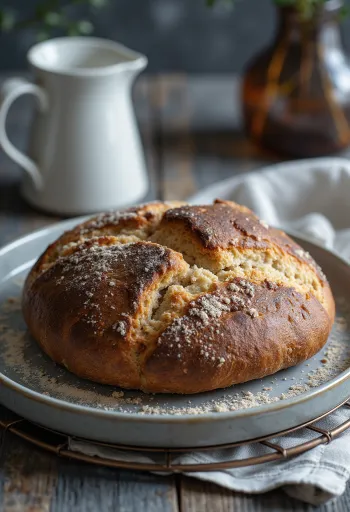 Ruisleipä jälkiuunileipä, nybakat finskt bröd
